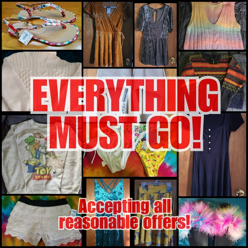MOVING SALE! EVERYTHING MUST GO!
